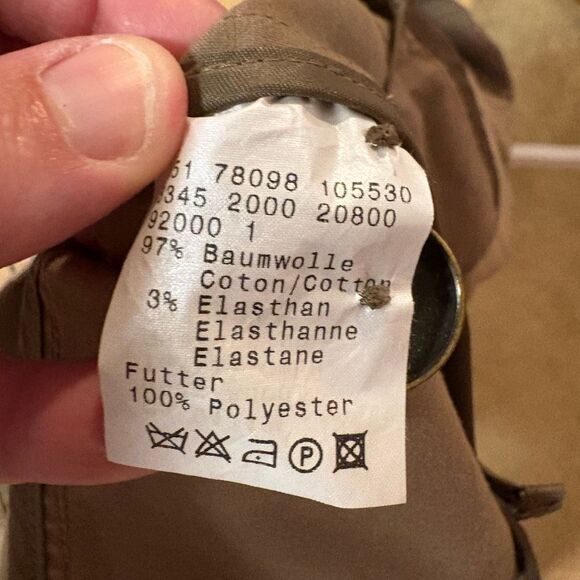 Marc Aurel double breasted military khaki fitted Goge jacket size EU 42 - Picture 8 of 12